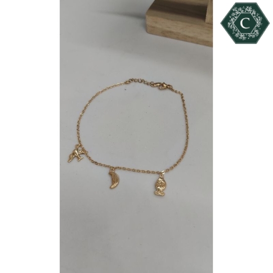 Lắc Tay Nữ Bạc Xi Vàng - MS655