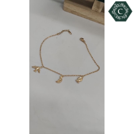 Lắc Tay Nữ Bạc Xi Vàng - MS655