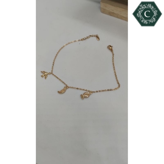 Lắc Tay Nữ Bạc Xi Vàng - MS655