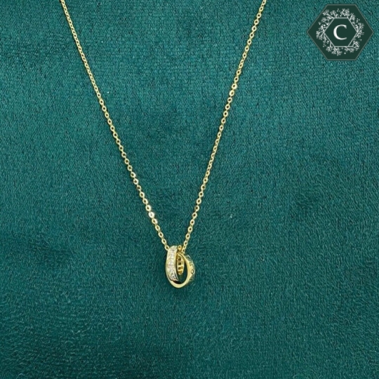Dây Chuyền Bạc Nhẫn Lồng - 827