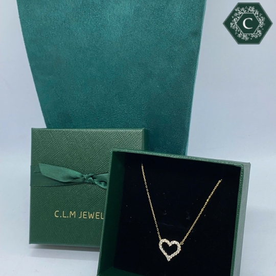 Dây Chuyền Bạc Hình Trái Tim Đơn Giản, Thanh Lịch MS736 