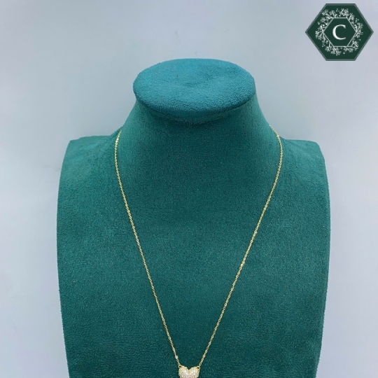 Dây Chuyền Bạc Mặt Trái Tim Thiết Kế Trang Nhã, Thanh Lịch MS789