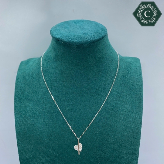 Dây Chuyền Bạc Mặt Trái Tim Thanh Lịch MS790