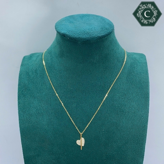 Dây Chuyền Bạc Mặt Trái Tim Thanh Lịch MS790