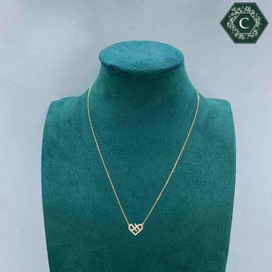 Dây Chuyền Mặt Trái Tim Thiết Kế Trẻ Trung, Thời Trang MS778