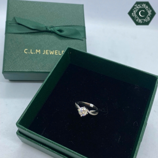 Nhẫn Bạc Đính Đá Moissanite - MS1016