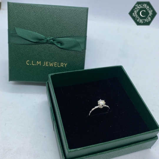 Nhẫn Bạc Đính Đá Moissanite - MS1015