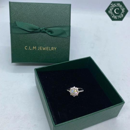 Nhẫn Bạc Đính Đá Moissanite - MS1027