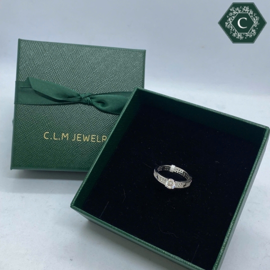 Nhẫn Bạc Đính Đá Moissanite - MS1018