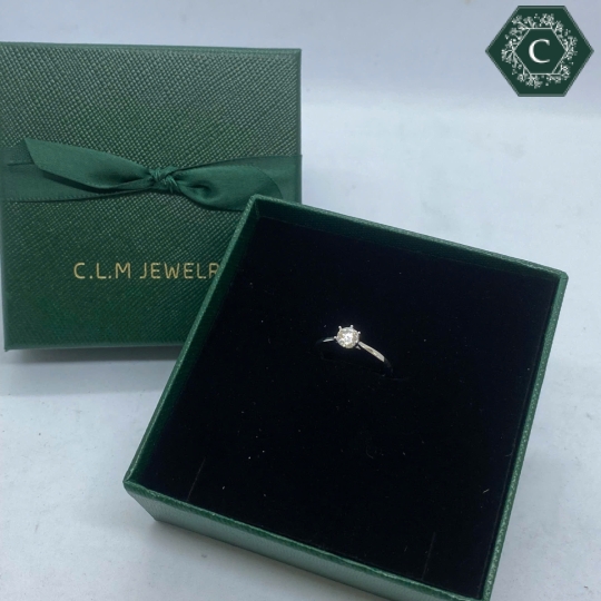 Nhẫn Bạc Đính Đá Moissanite - MS1025