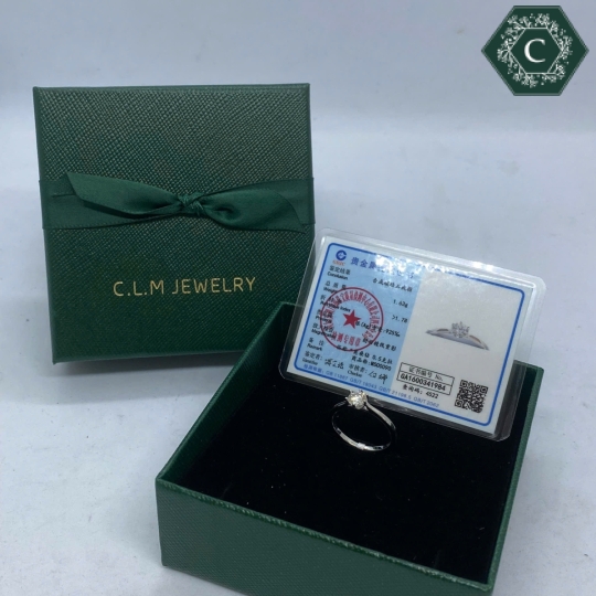 Nhẫn Bạc Đính Đá Moissanite - MS1025