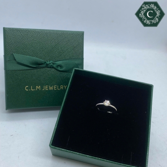 Nhẫn Bạc Đính Đá Moissanite - MS1021