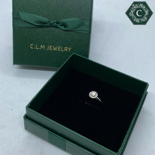 Nhẫn Bạc Đính Đá Moissanite - MS1020
