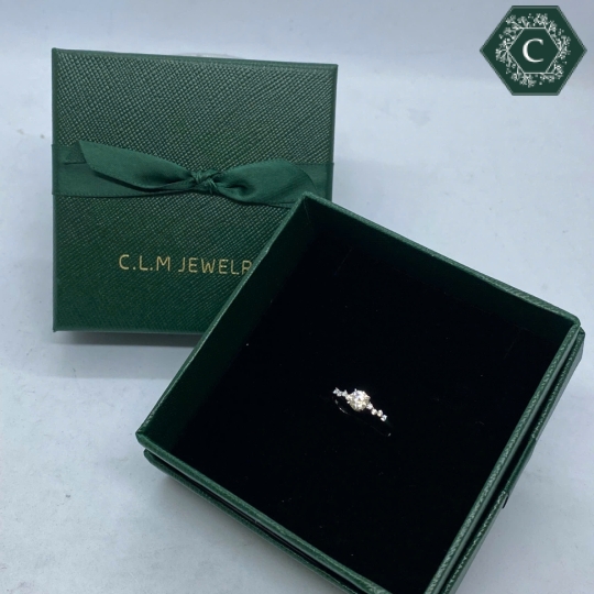 Nhẫn Bạc Đính Đá Moissanite - MS1014