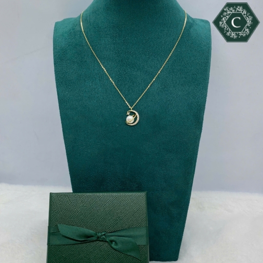 Dây Chuyền Bạc Hình Hành Tinh Trăng Sao MS764