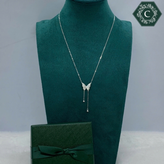 Dây Chuyền Bạc Hình Bướm Thiết Kế Trang Nhã, Thanh Lịch MS1209
