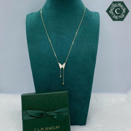 Dây Chuyền Bạc Hình Bướm Thiết Kế Trang Nhã, Thanh Lịch MS1209