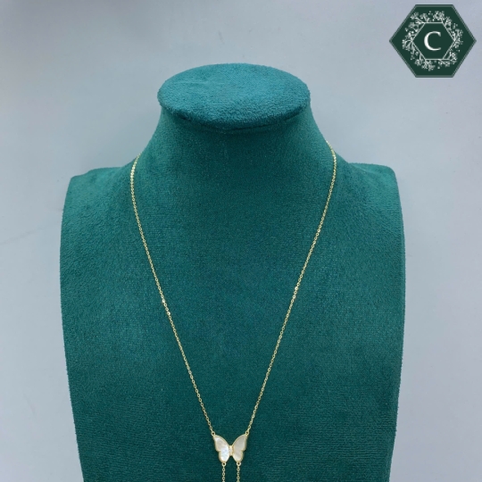 Dây Chuyền Bạc Hình Bướm Thiết Kế Trang Nhã, Thanh Lịch MS1209