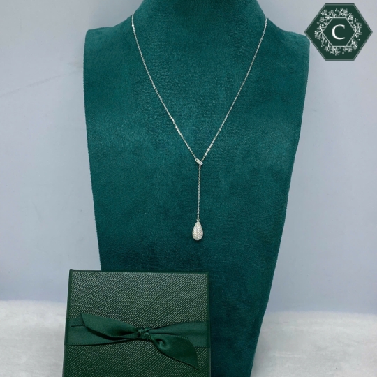 Dây Chuyền Bạc Hình Giọt Nước Sang Trọng MS747