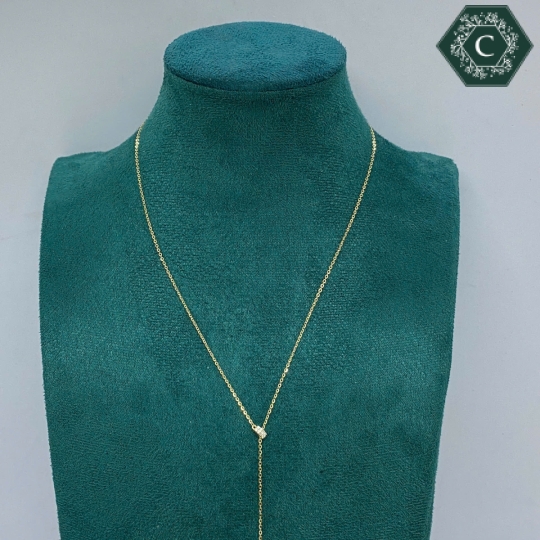 Dây Chuyền Bạc Hình Giọt Nước Sang Trọng MS747
