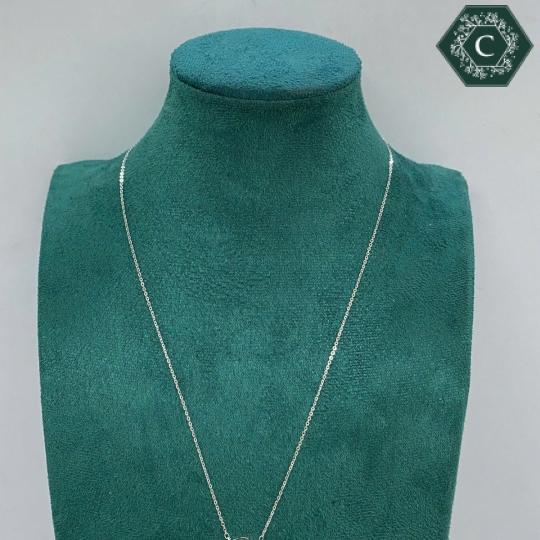 Dây Chuyền Bạc Đính Đá Moissanite Thanh Lịch MS803