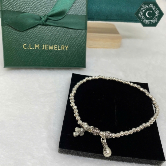 Vòng Tay Titan Charm Chú Ngựa Và Túi Tiền May Mắn Tài Lộc - MS1278