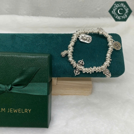 Vòng Tay Titan Charm Hình Thần Tài May Mắn - MS1282