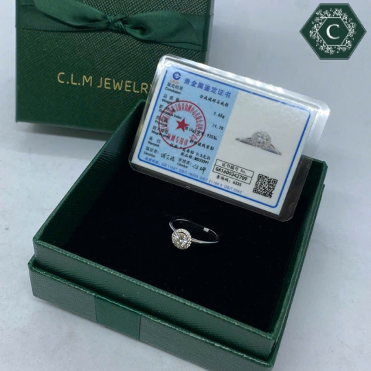 Nhẫn Bạc Đính Đá Moissanite MS1033