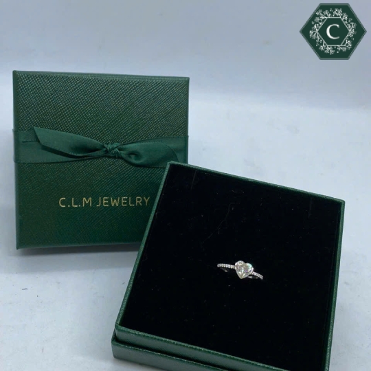 Nhẫn Bạc Đính đá Moissanite MS1019