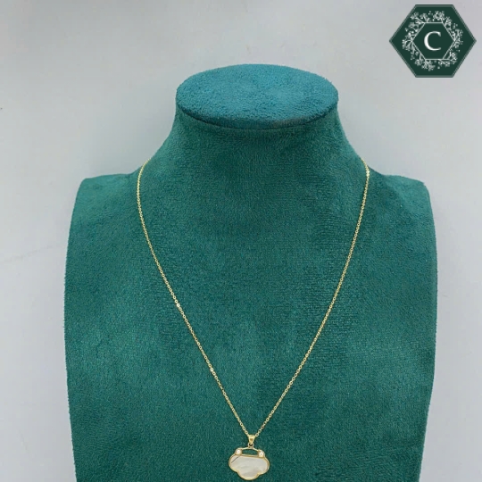 Dây Chuyền Bạc Khoá Đồng Tâm MS1064
