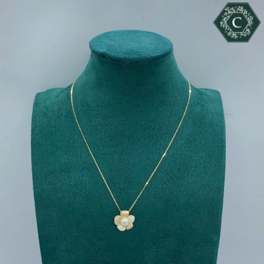 Dây Chuyền Bạc Mặt Hoa MS1236