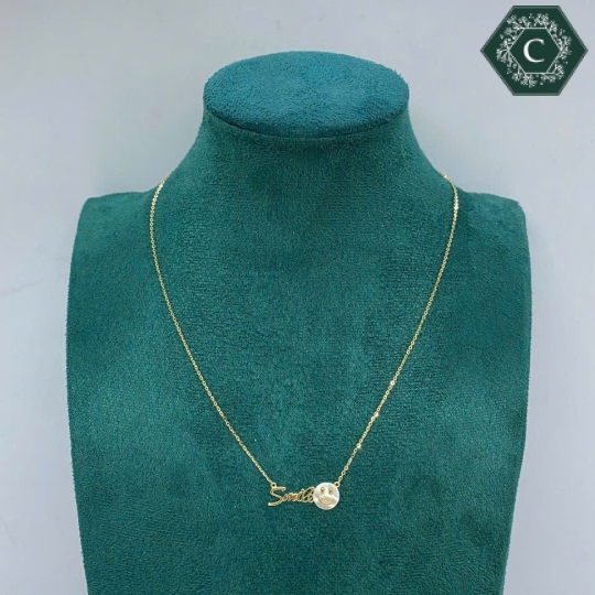 Dây Chuyền Bạc Smile MS1098