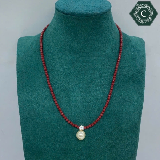 Dây Chuyền Chuỗi Đỏ Thời Trang MS1193